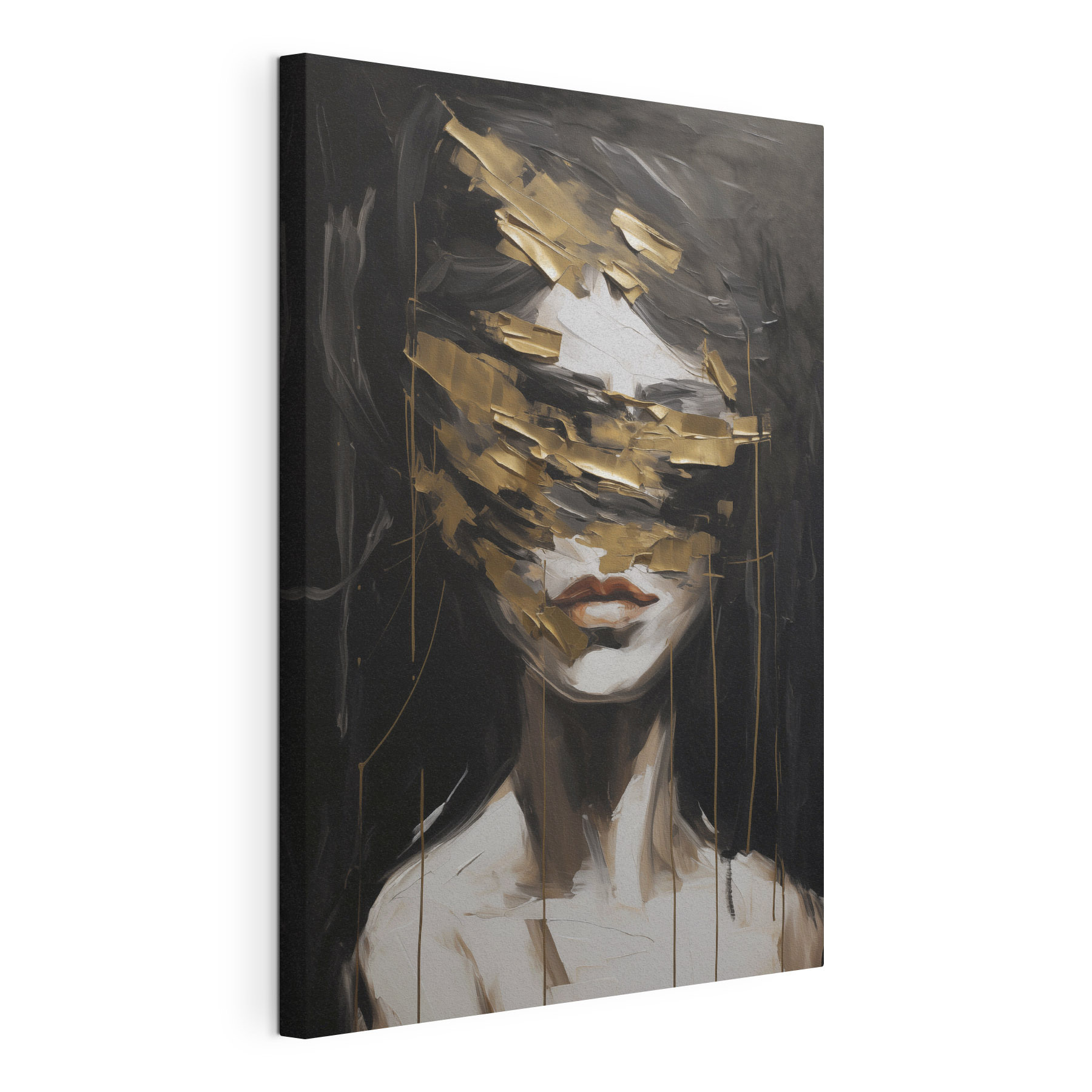 - Mysterious figure in abstract art - Mysterious figure in abstract art