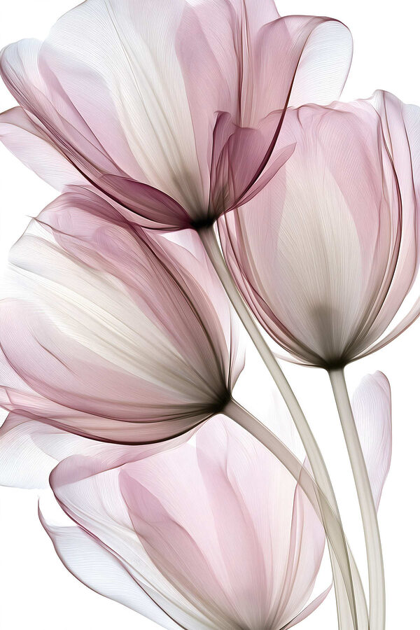 Translucent petals in soft pastels Translucent petals in soft pastels