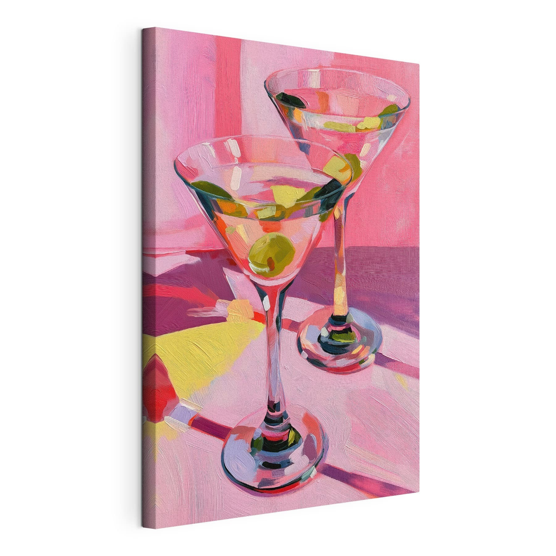 Pair of martini glasses
