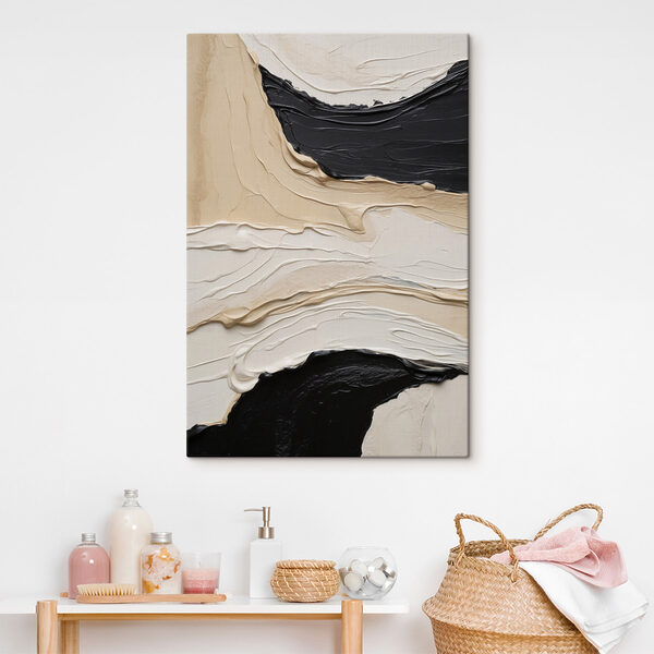 Black and white paint