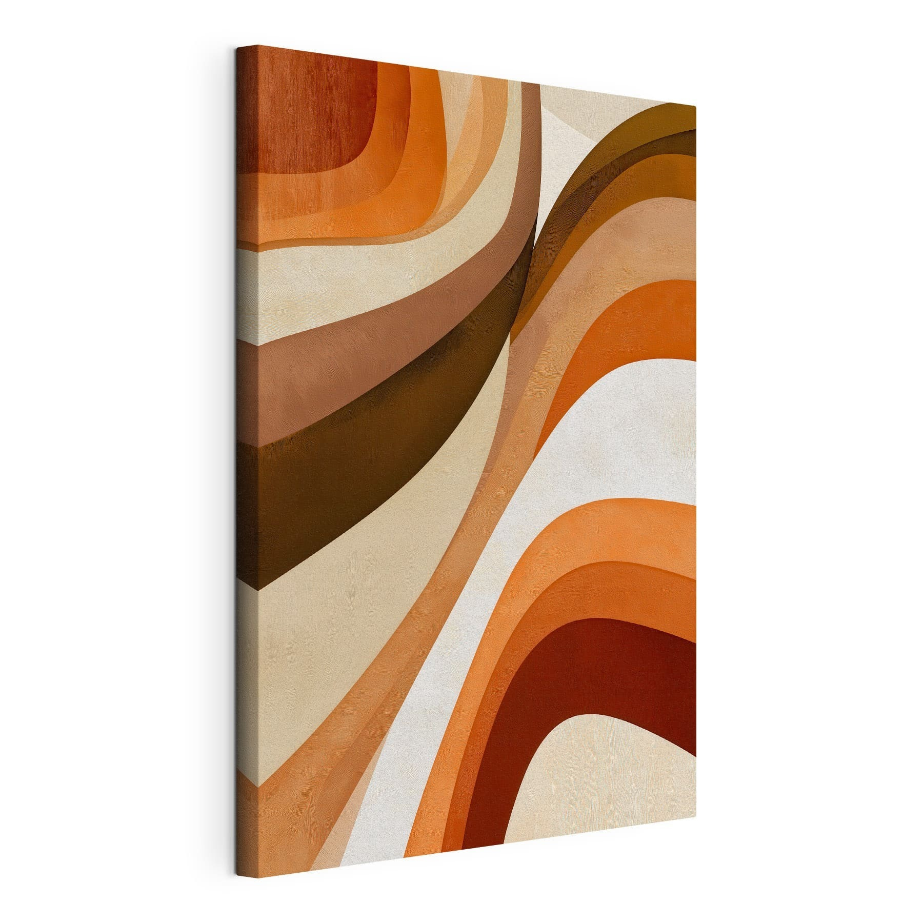 Warm Earthy Tones in Abstract Design Warm Earthy Tones in Abstract Design