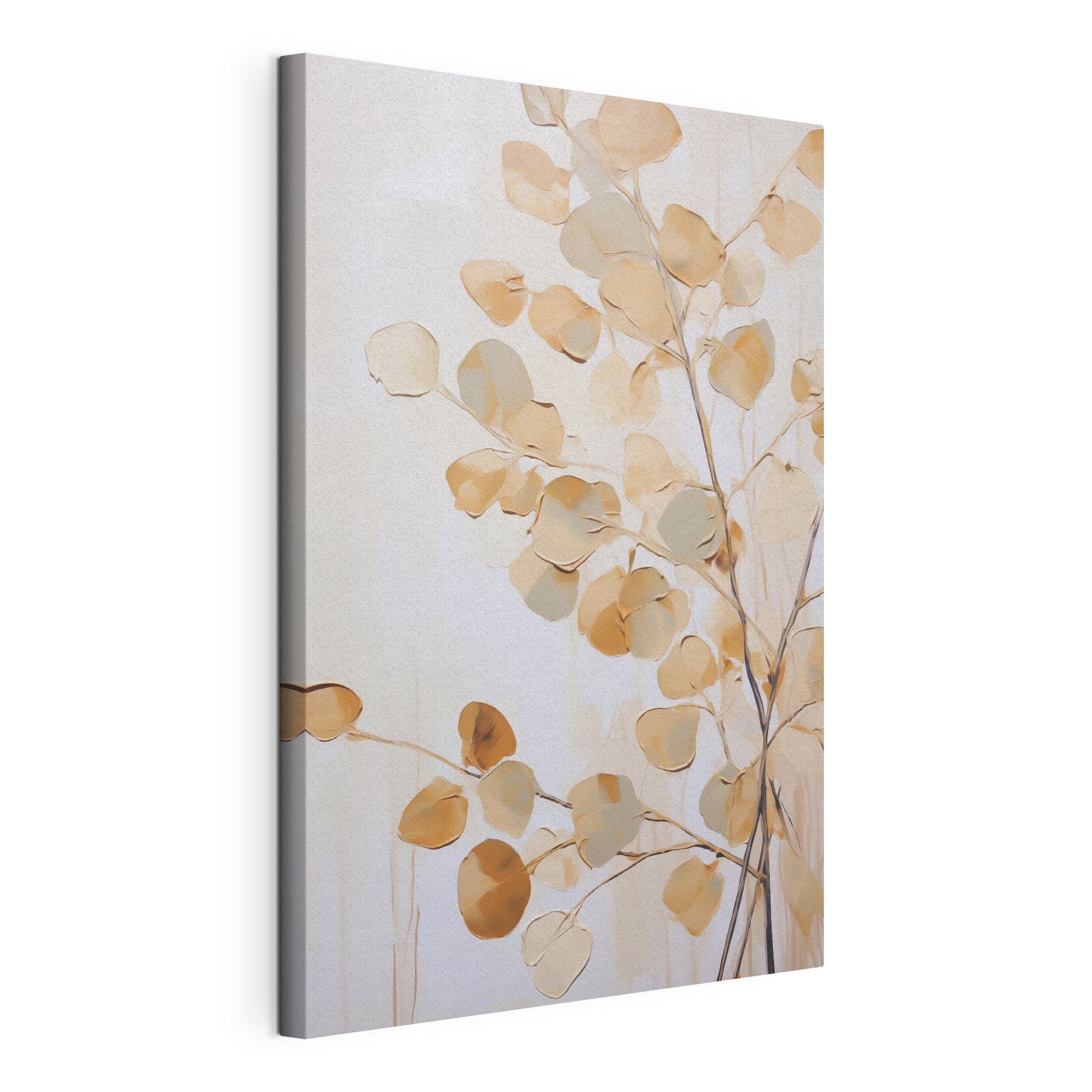 Painting of a branch with leaves