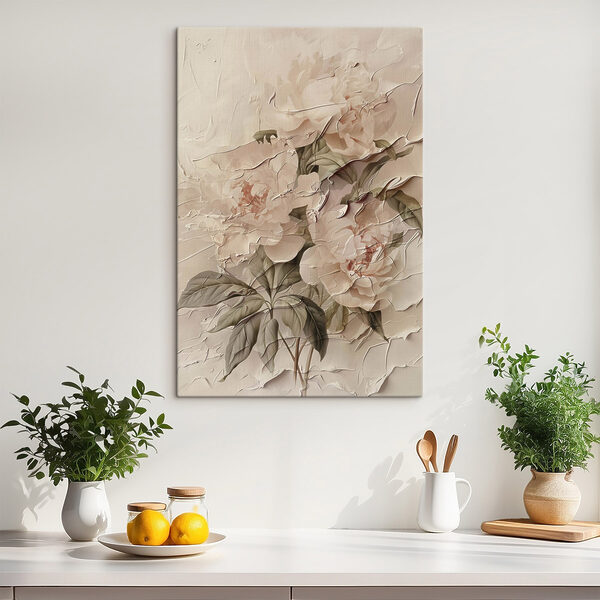 Wandbilder Zarte Blüten auf sanfter Leinwand