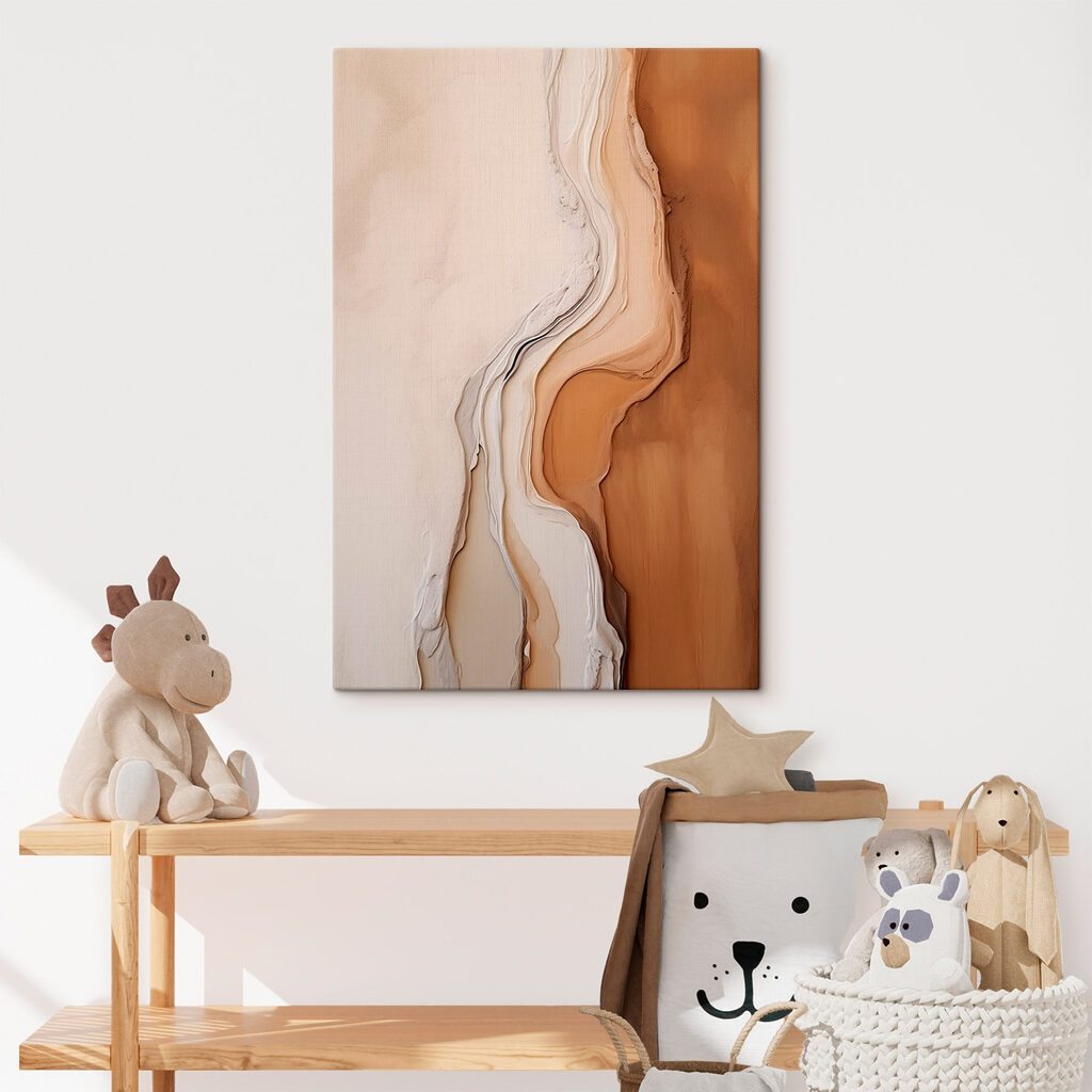 Flowing layers of earthy tones Flowing layers of earthy tones