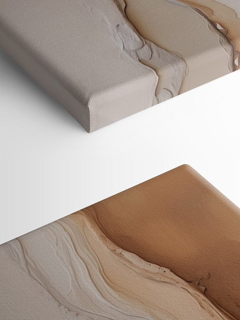Flowing layers of earthy tones Flowing layers of earthy tones