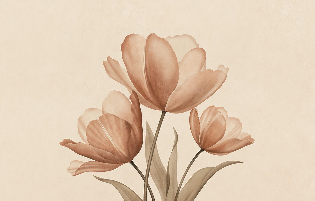 Gentle blooms in soft hues
