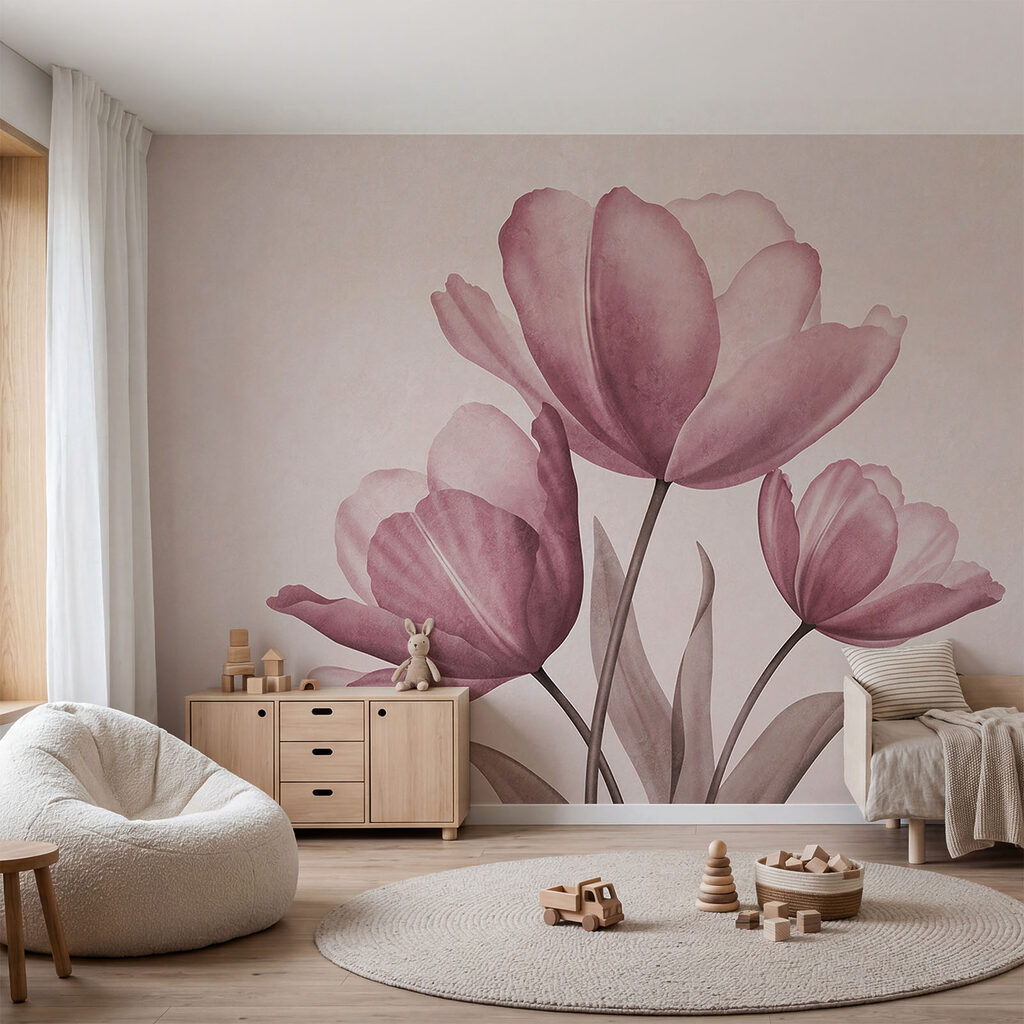Elegante Tulpen in zarten Pastelltönen