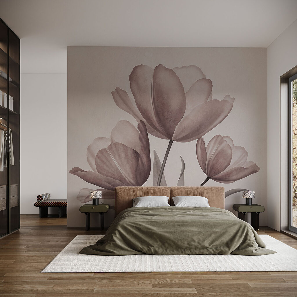 Elegante Tulpen in zarten Pastelltönen