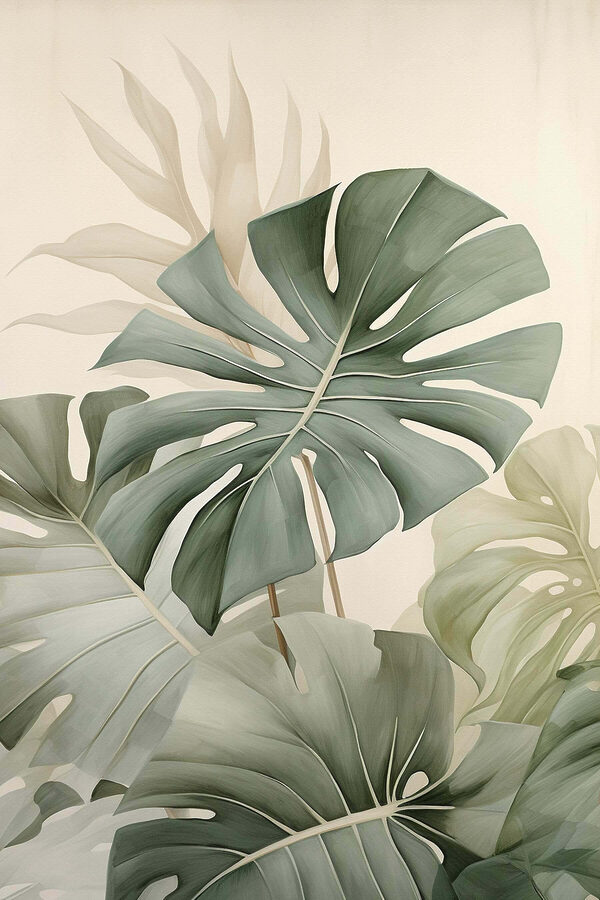 Tranquil shades of lush greenery