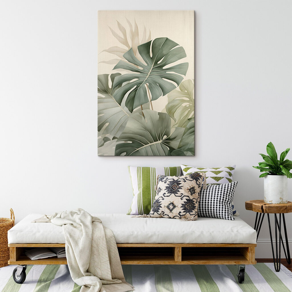 Tranquil shades of lush greenery