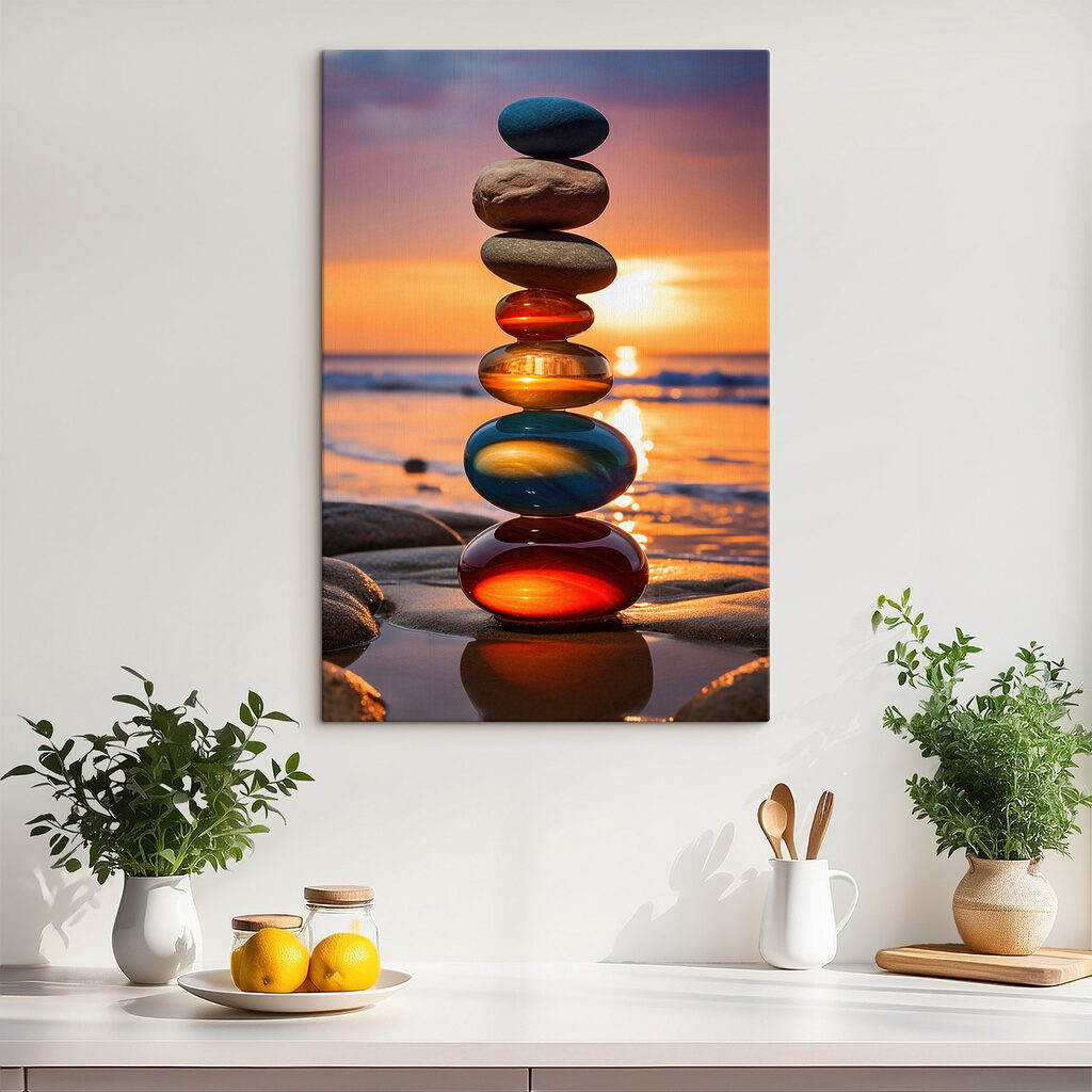 Stack of rocks on a beach Stack of rocks on a beach
