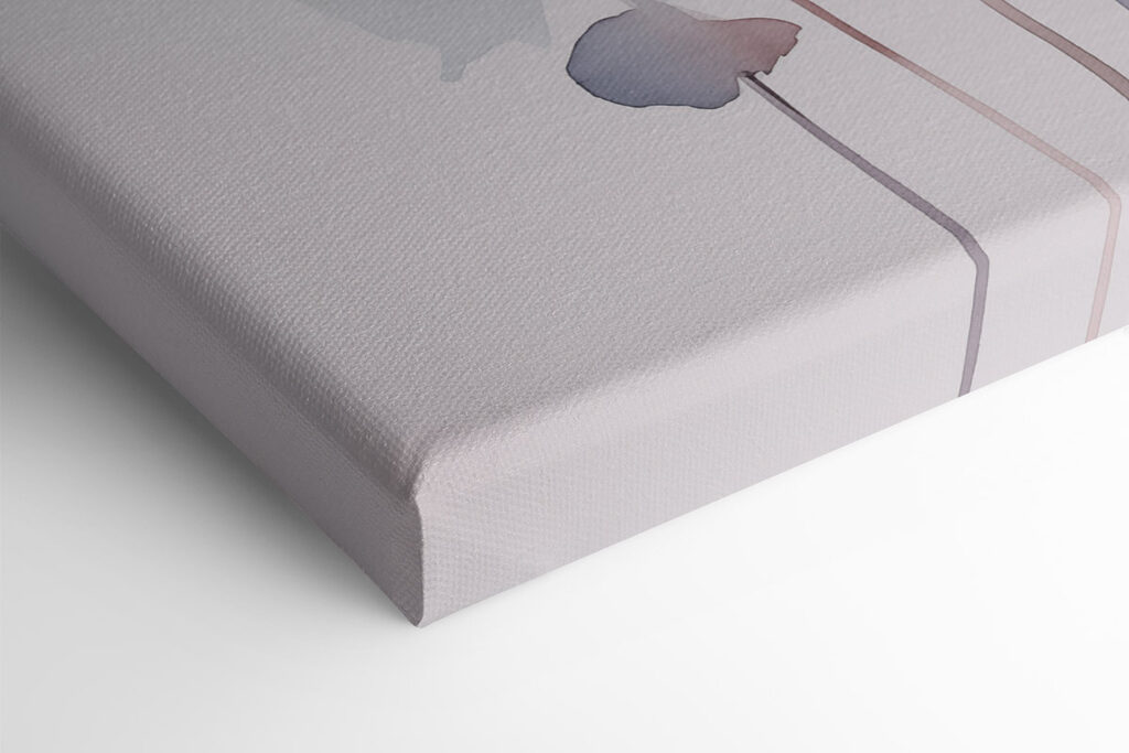 Painting of flowers on a white background Painting of flowers on a white background