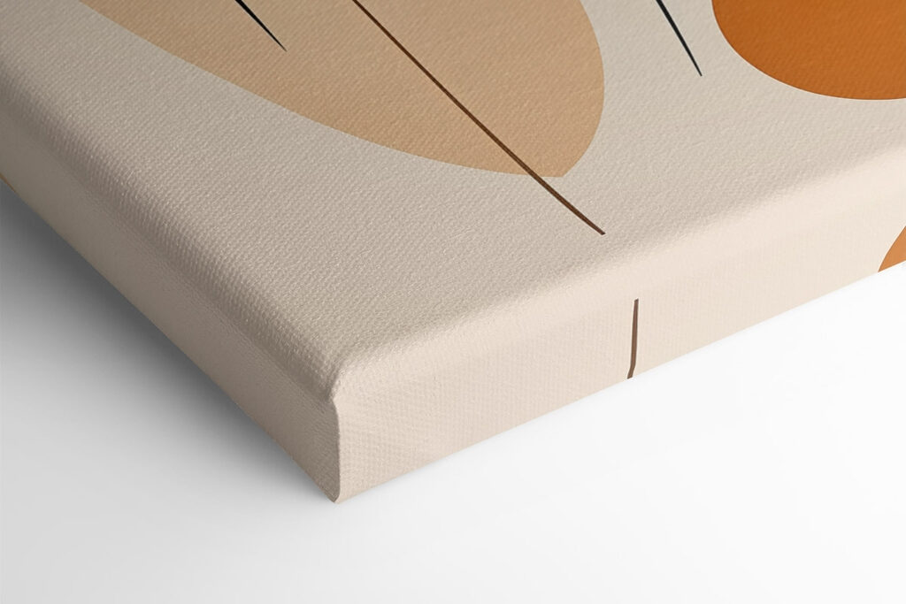 Playful shapes in warm tones