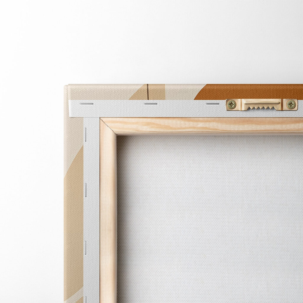 Playful shapes in warm tones