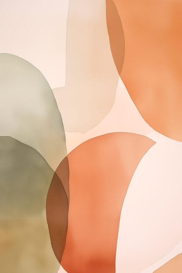Soft hues blend in gentle harmony Soft hues blend in gentle harmony