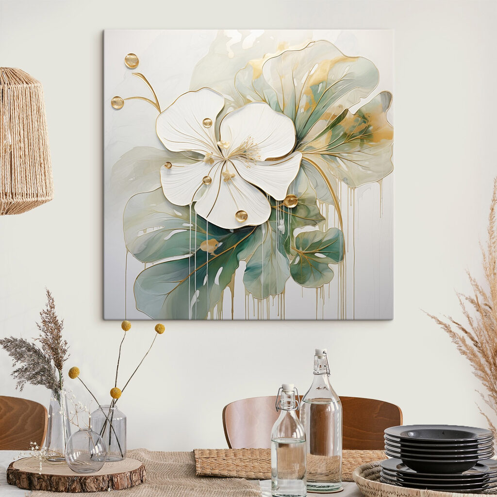 Painting of a flower Painting of a flower