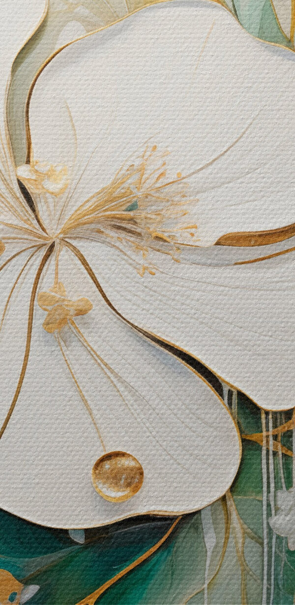 Painting of a flower Painting of a flower