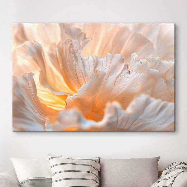 Delicate petals in soft colors
