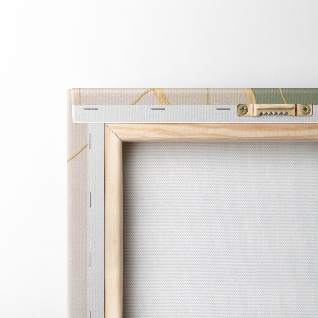 - Elegant lines and calming colors