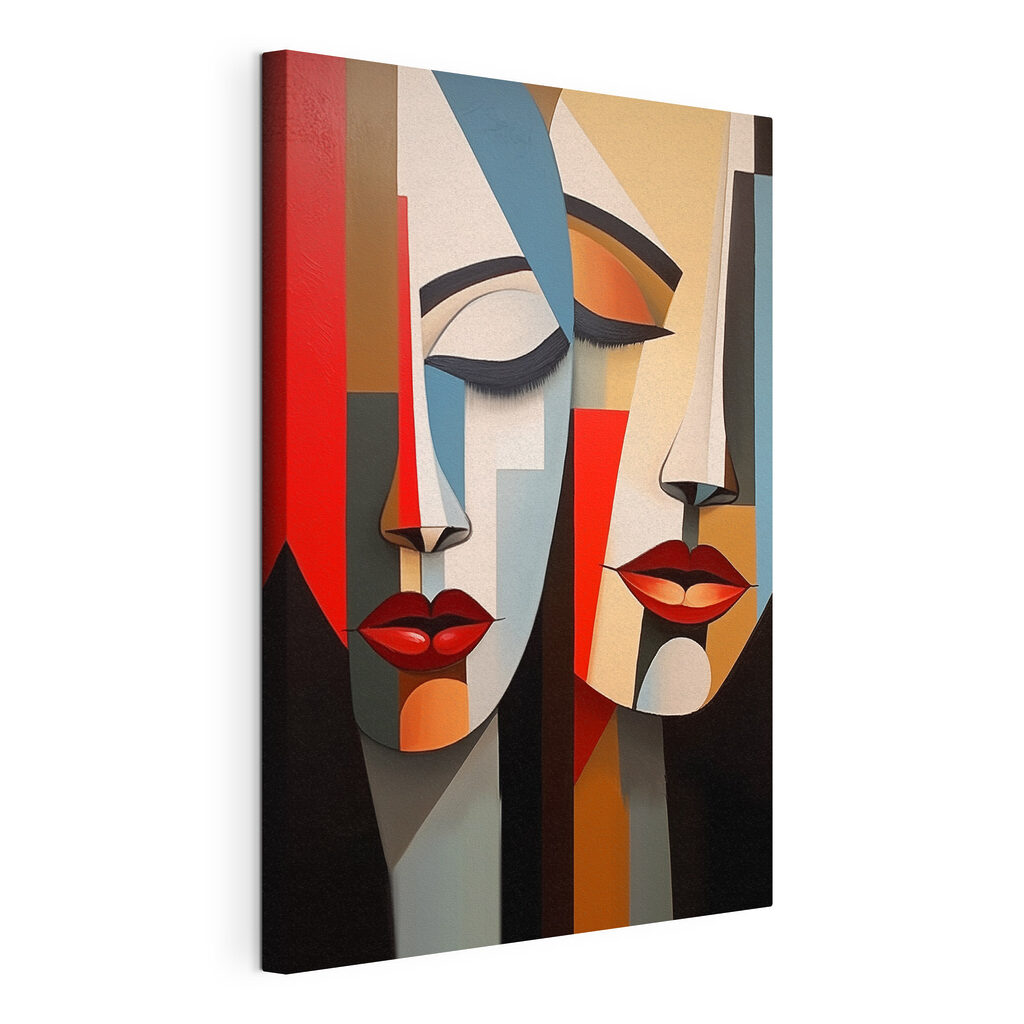 Painting of two faces Painting of two faces