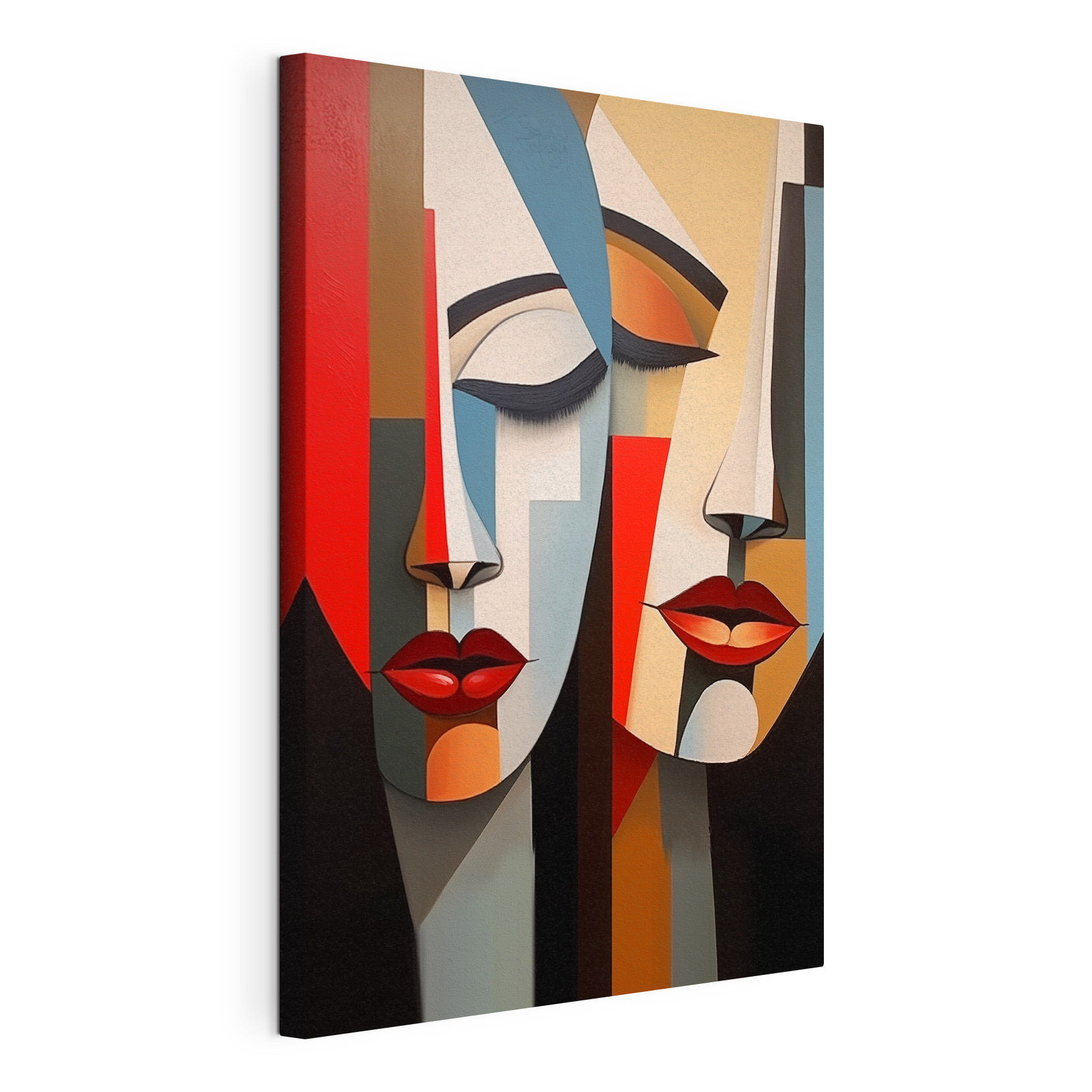 Painting of two faces Painting of two faces