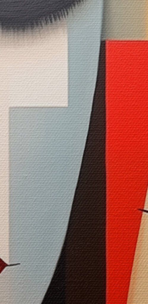 Painting of two faces Painting of two faces