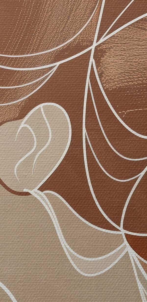Woman's profile with a large hair piece