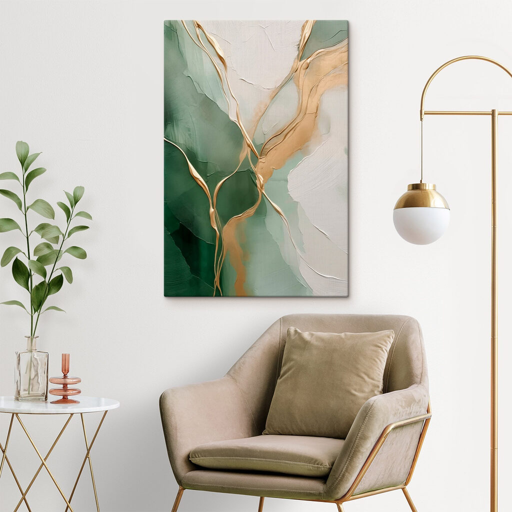 Abstract flow of natural colors