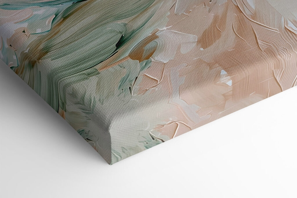 Delicate floral abstraction in soft hues Delicate floral abstraction in soft hues