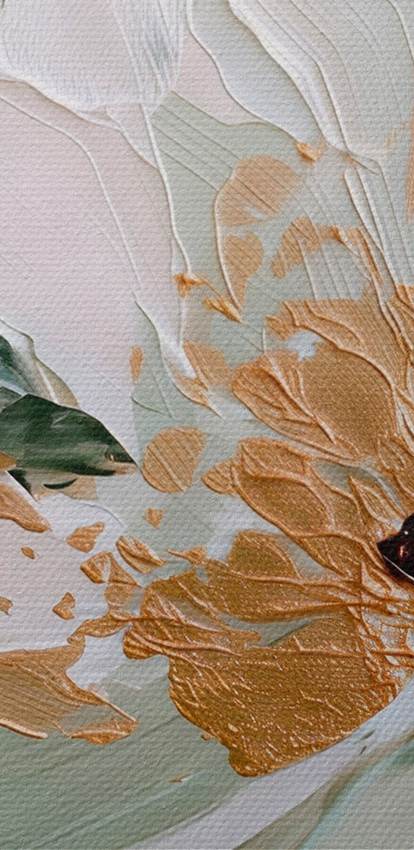 Delicate floral abstraction in soft hues Delicate floral abstraction in soft hues