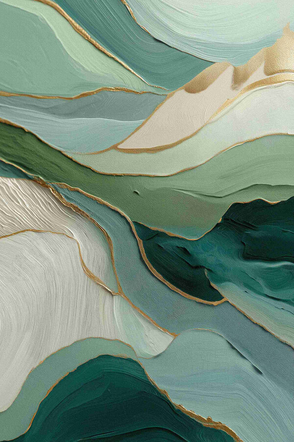 Flowing layers of soft color harmony