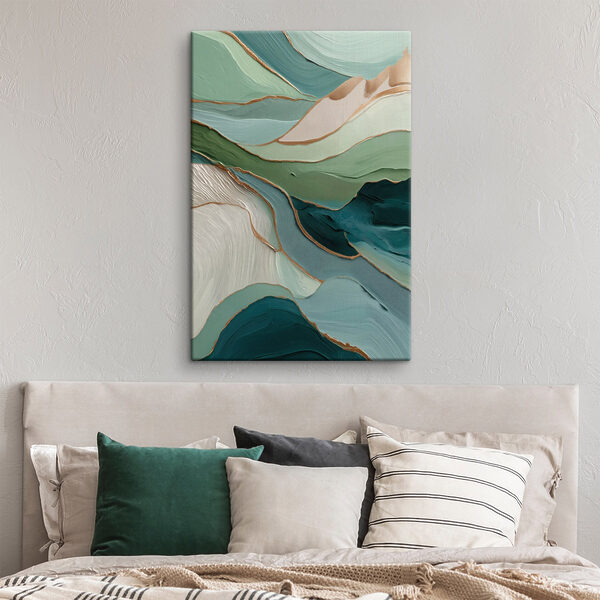 Flowing layers of soft color harmony