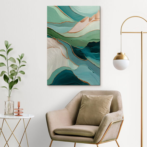 Flowing layers of soft color harmony