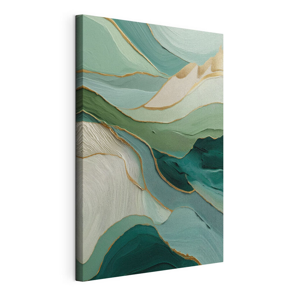 Flowing layers of soft color harmony