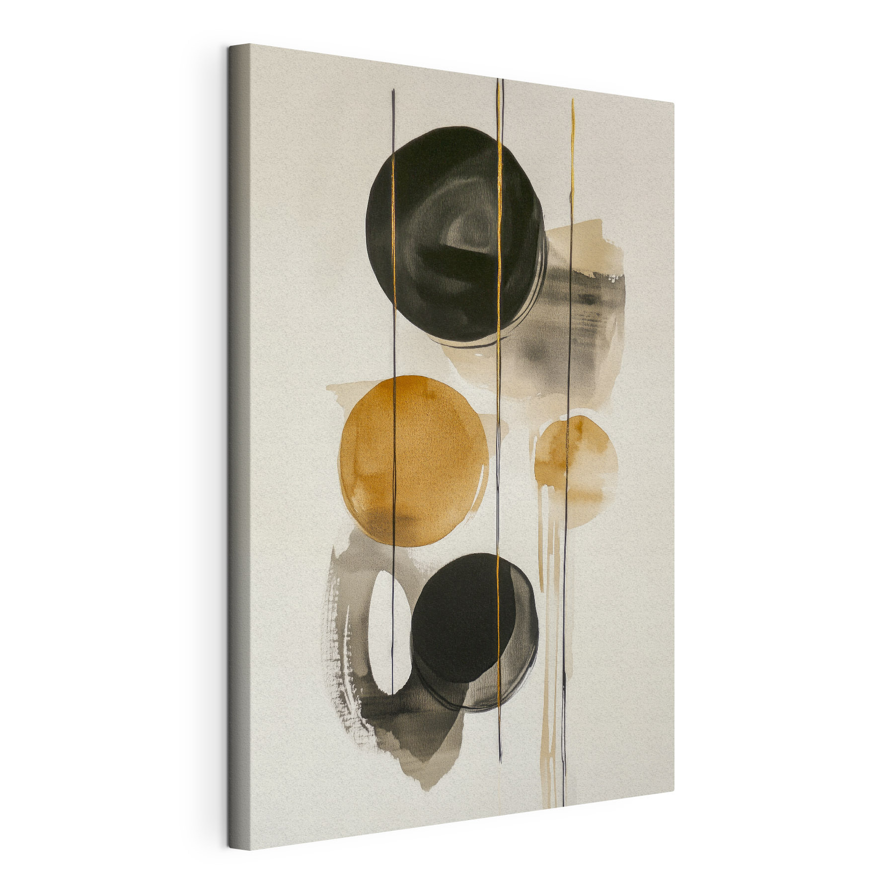 Painting of circles and dots