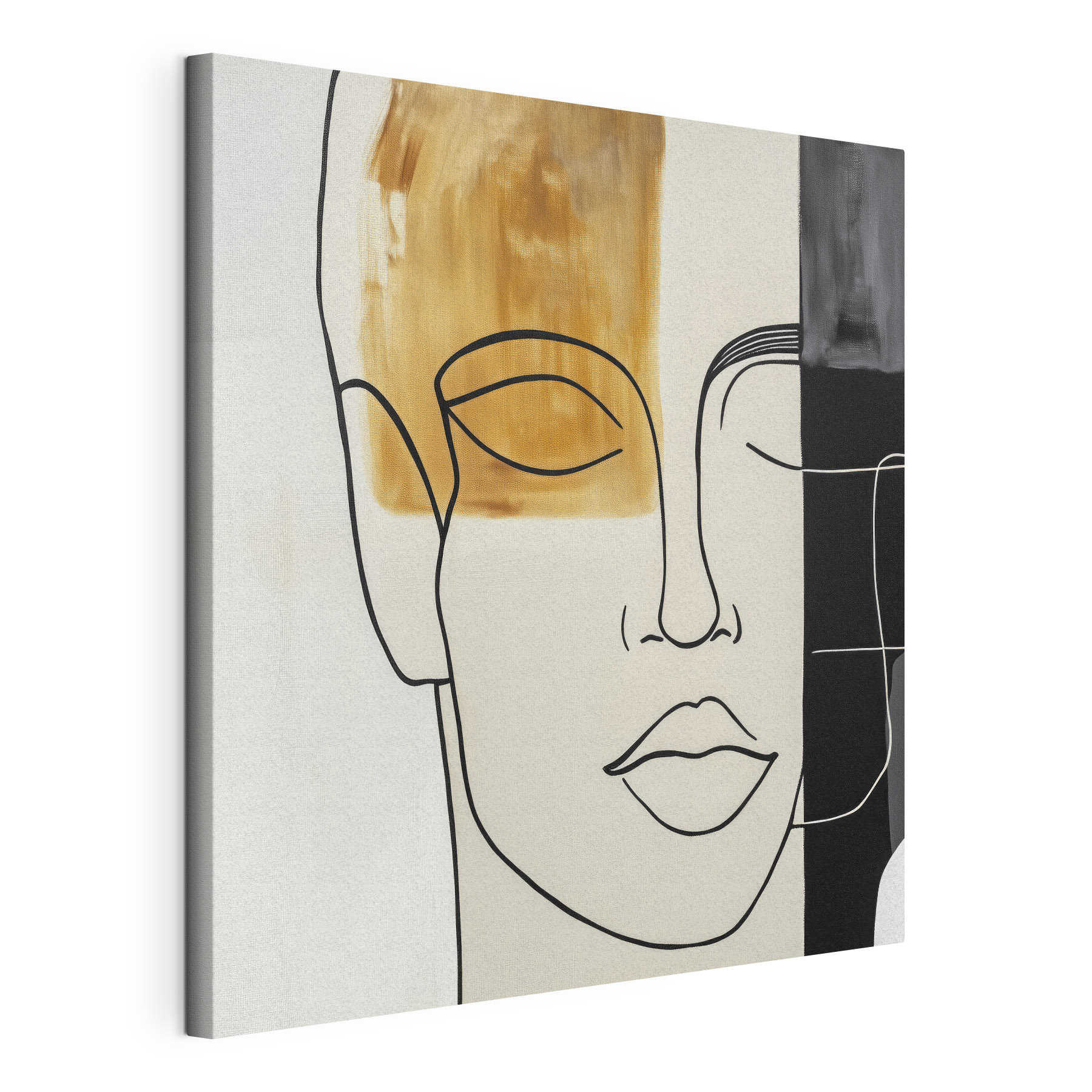 Painting of a man's face