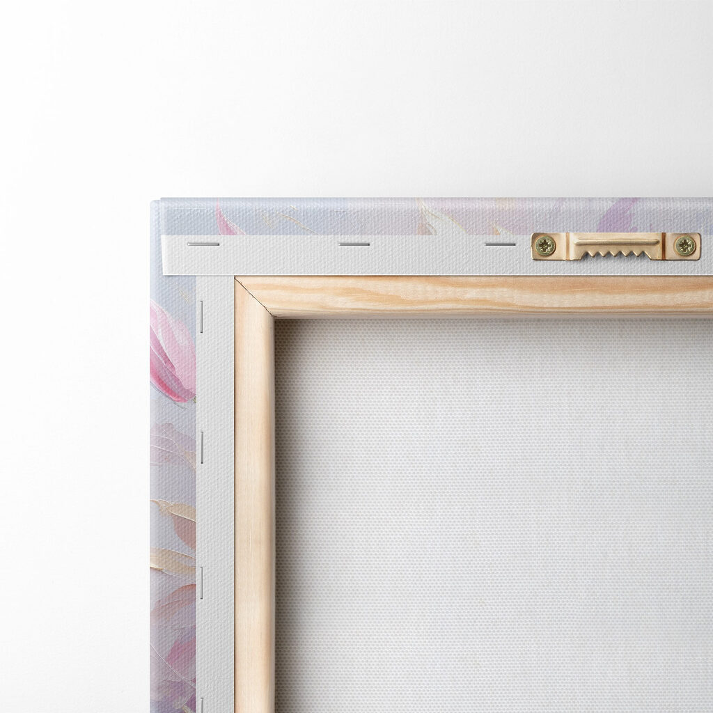 Painting of flowers on a white background Painting of flowers on a white background