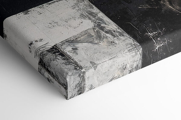 Black and white art piece