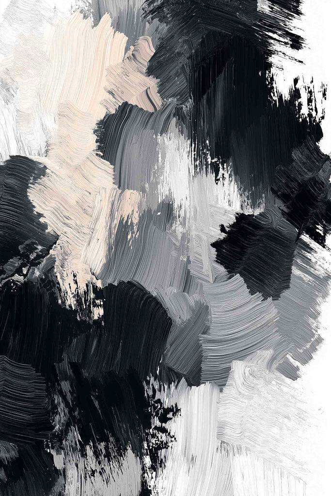 Black and white paint