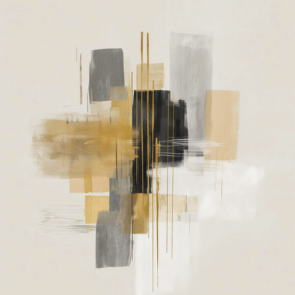 Dynamic abstract composition in soft colors Dynamic abstract composition in soft colors