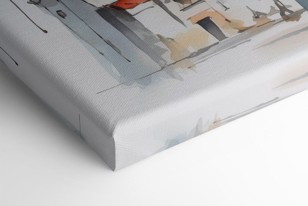 Watercolor painting of buildings Watercolor painting of buildings
