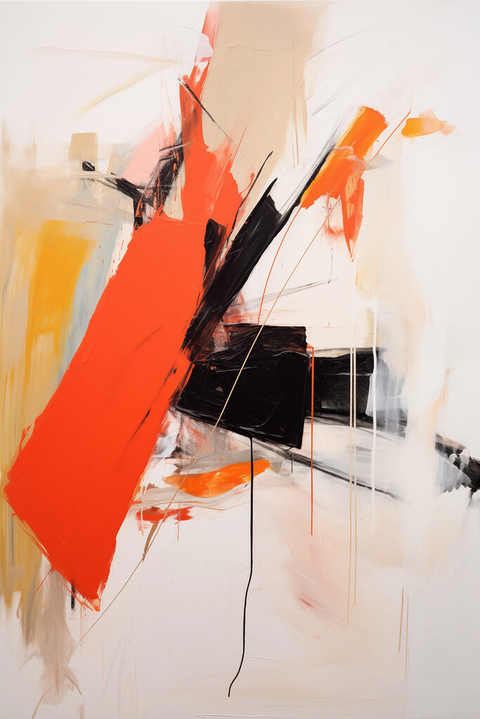 Painting of a colorful painting