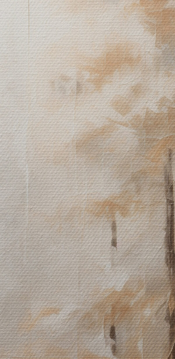 Painting of trees in fog