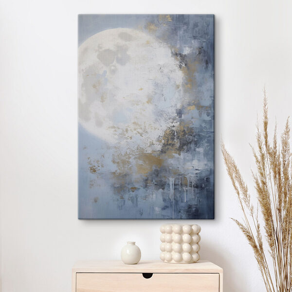 Painting of a moon Painting of a moon