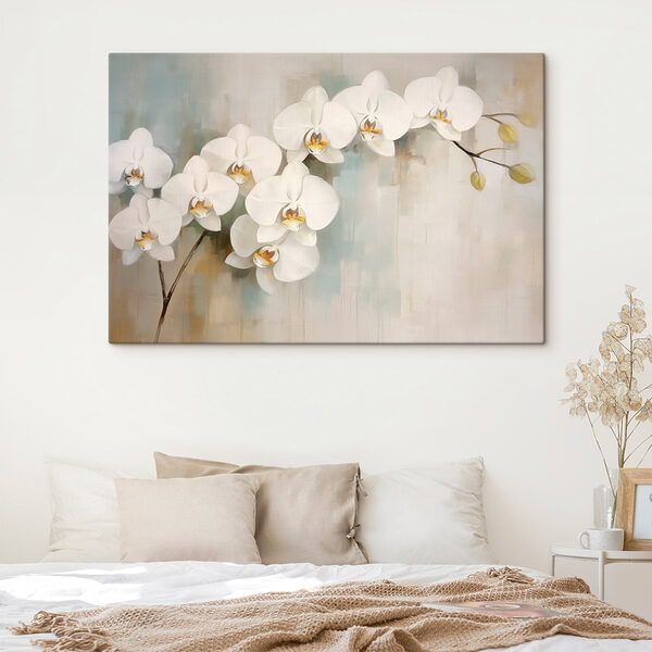 Painting of white flowers