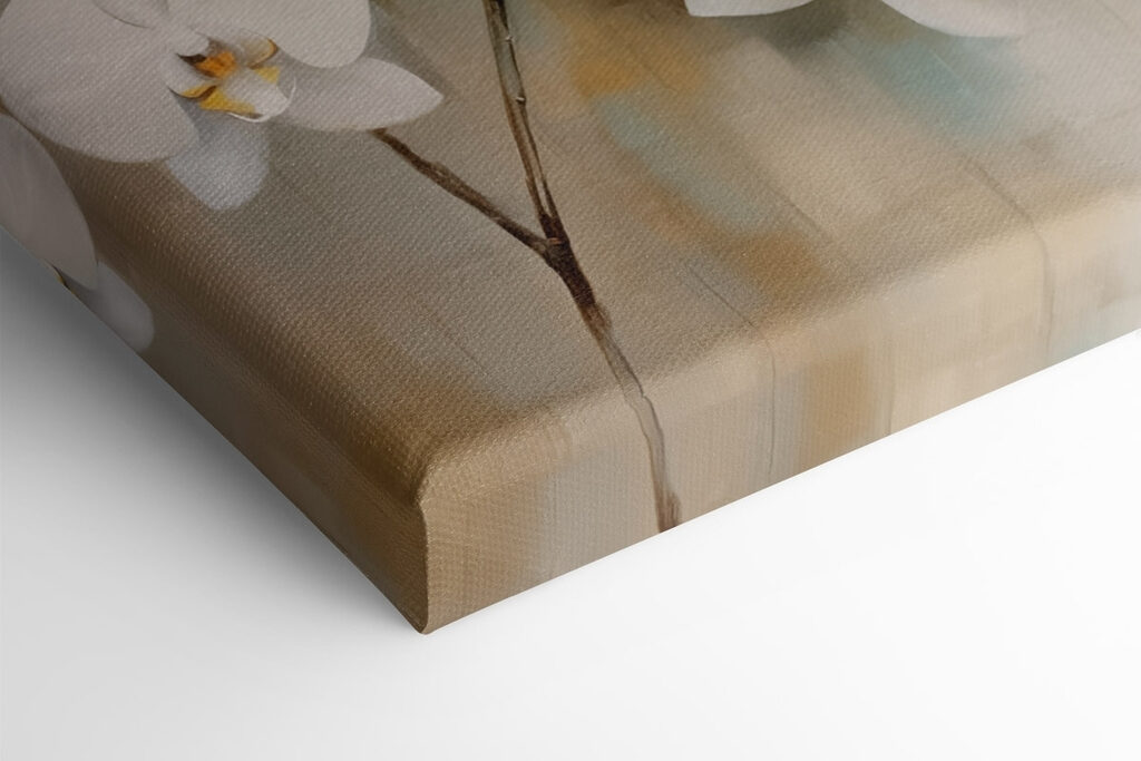 Painting of white flowers