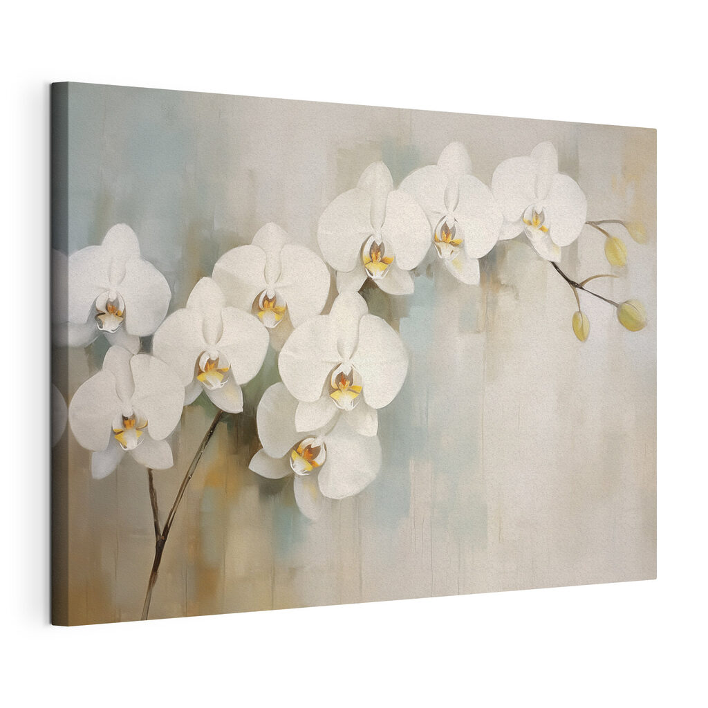 Painting of white flowers