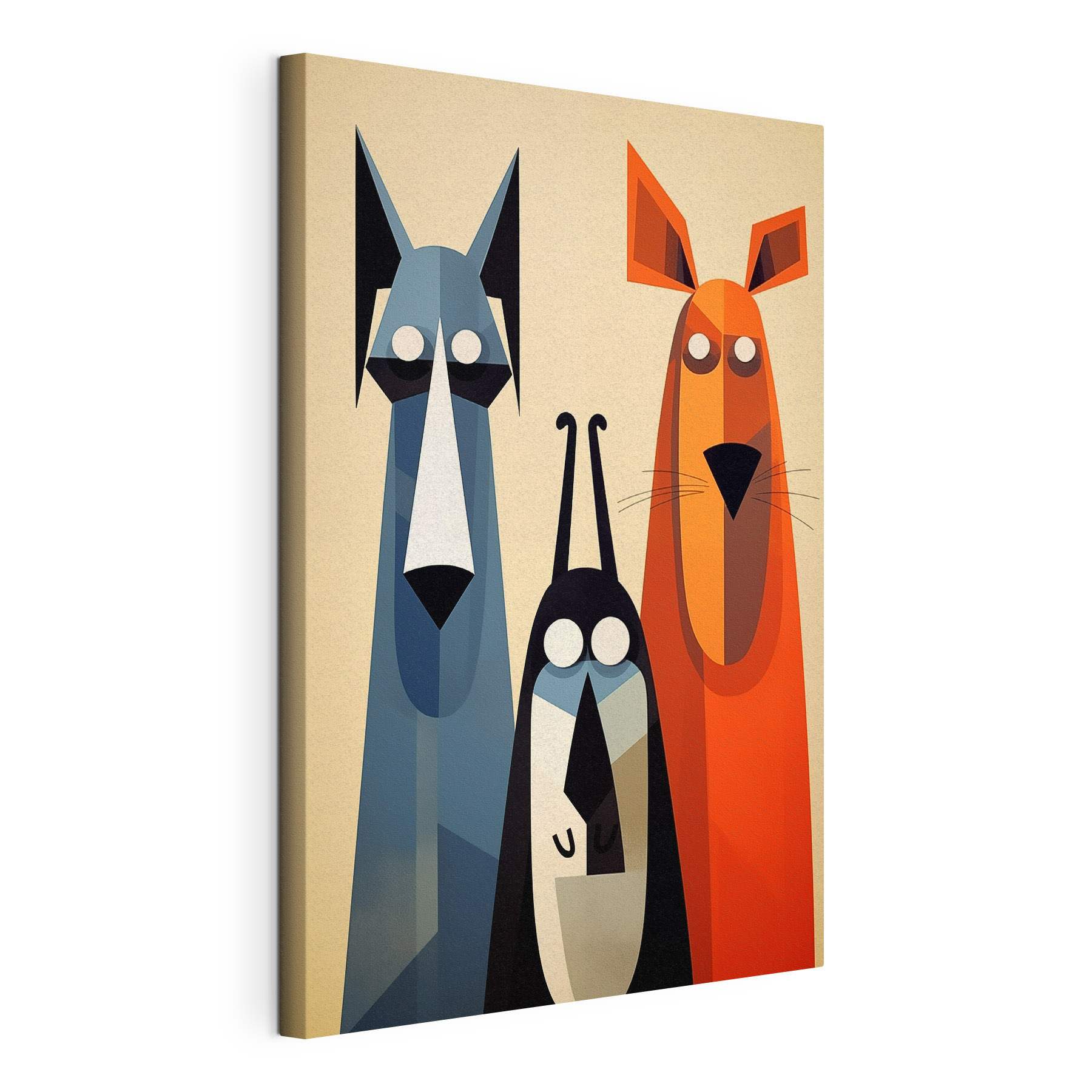 Group of cartoon animals Group of cartoon animals