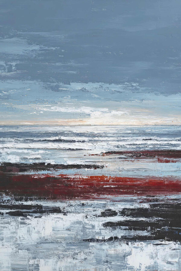 Painting of a beach