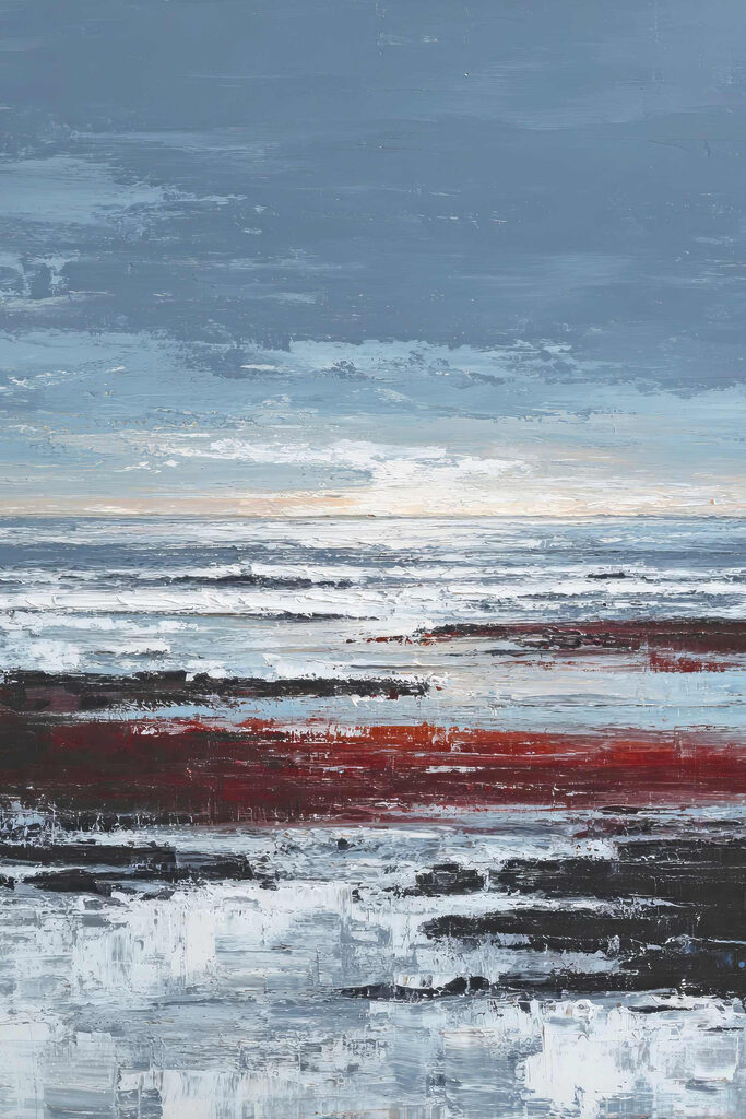 Painting of a beach